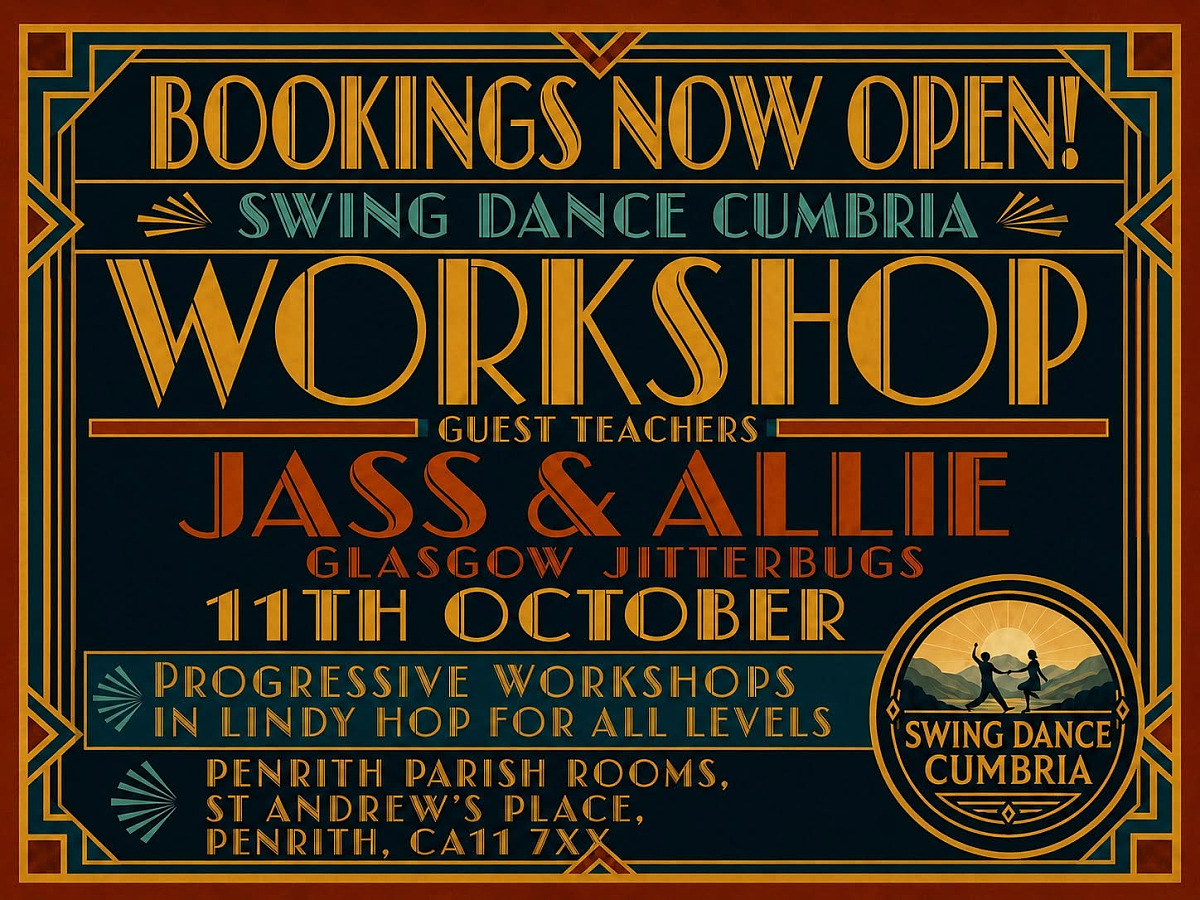 Lindy Hop Workshop with Jass & Allie from Glasgow Lindy Hoppers!