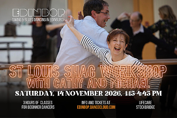 SATURDAY WORKSHOP: St Louis Shag with Cathy and Michael