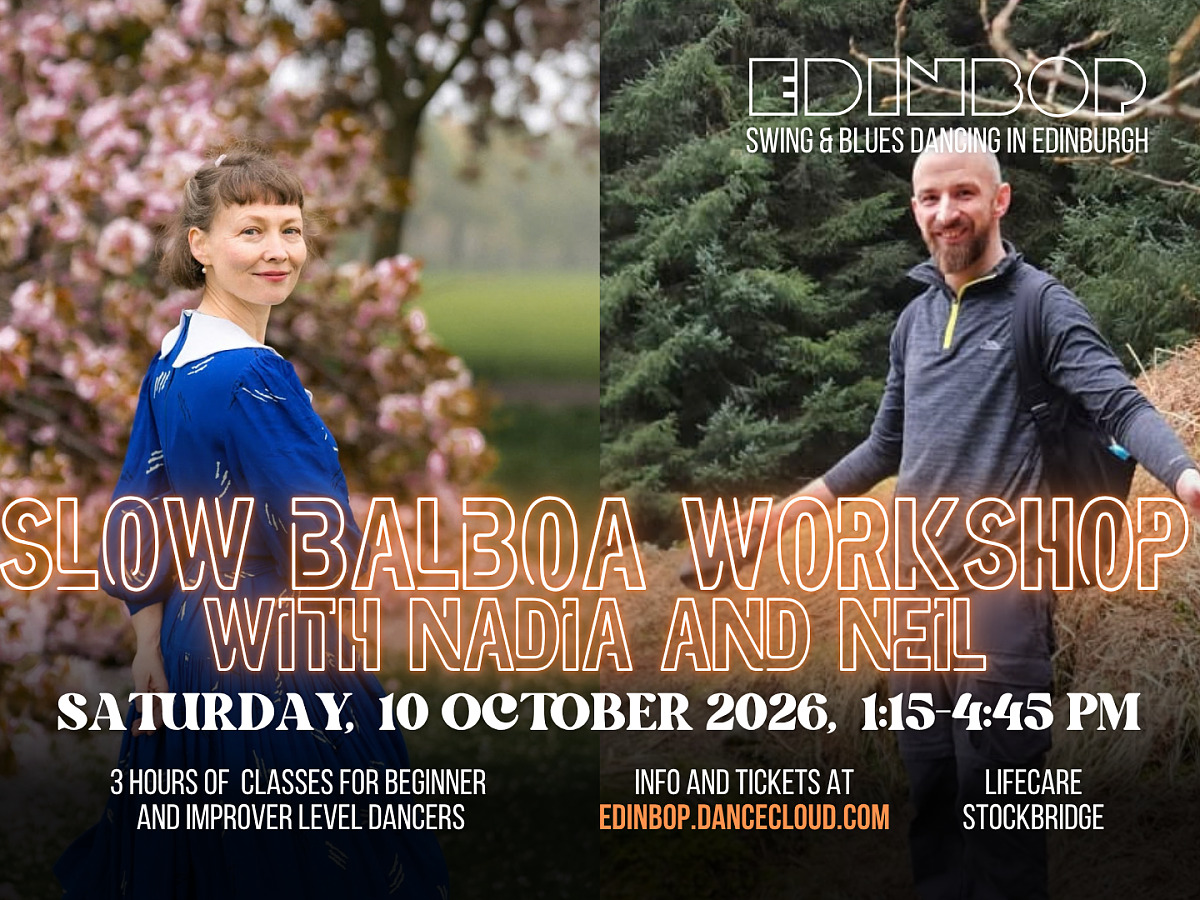 SATURDAY WORKSHOP: Slow Balboa with Nadia and Neil