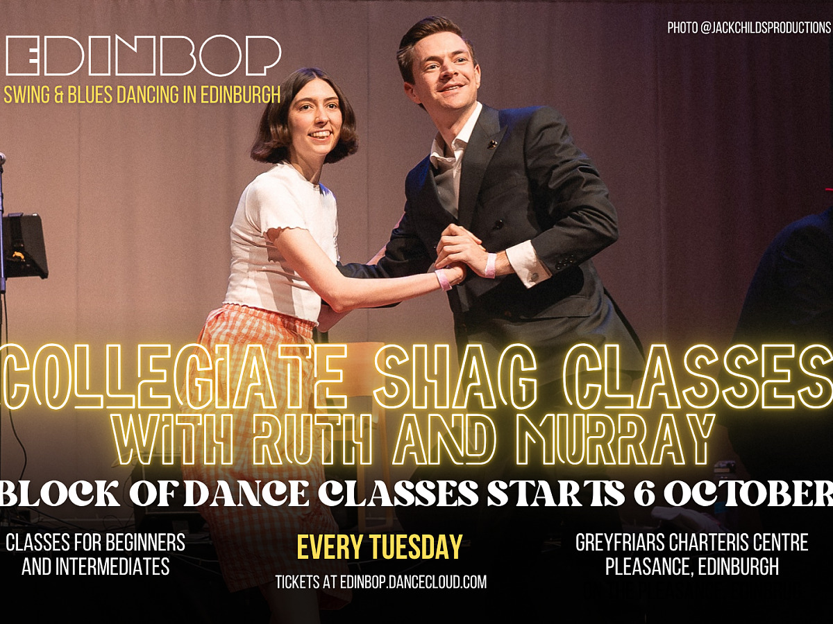 TUESDAYS: Collegiate Shag Classes with Ruth and Murray