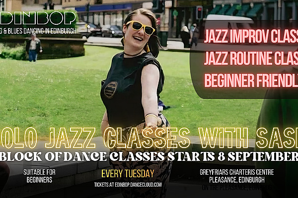 TUESDAYS: Solo Jazz Classes with Sash this September