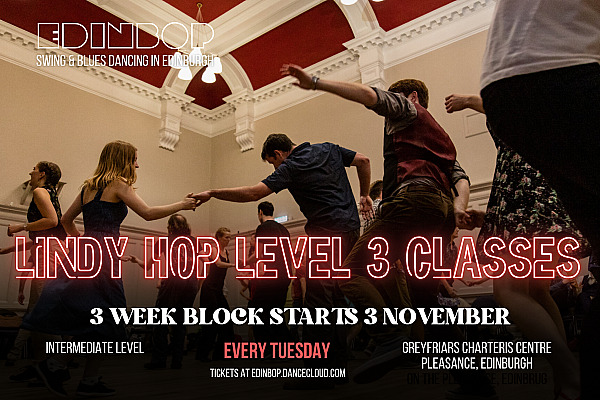 TUESDAYS: Lindy Hop Level 3