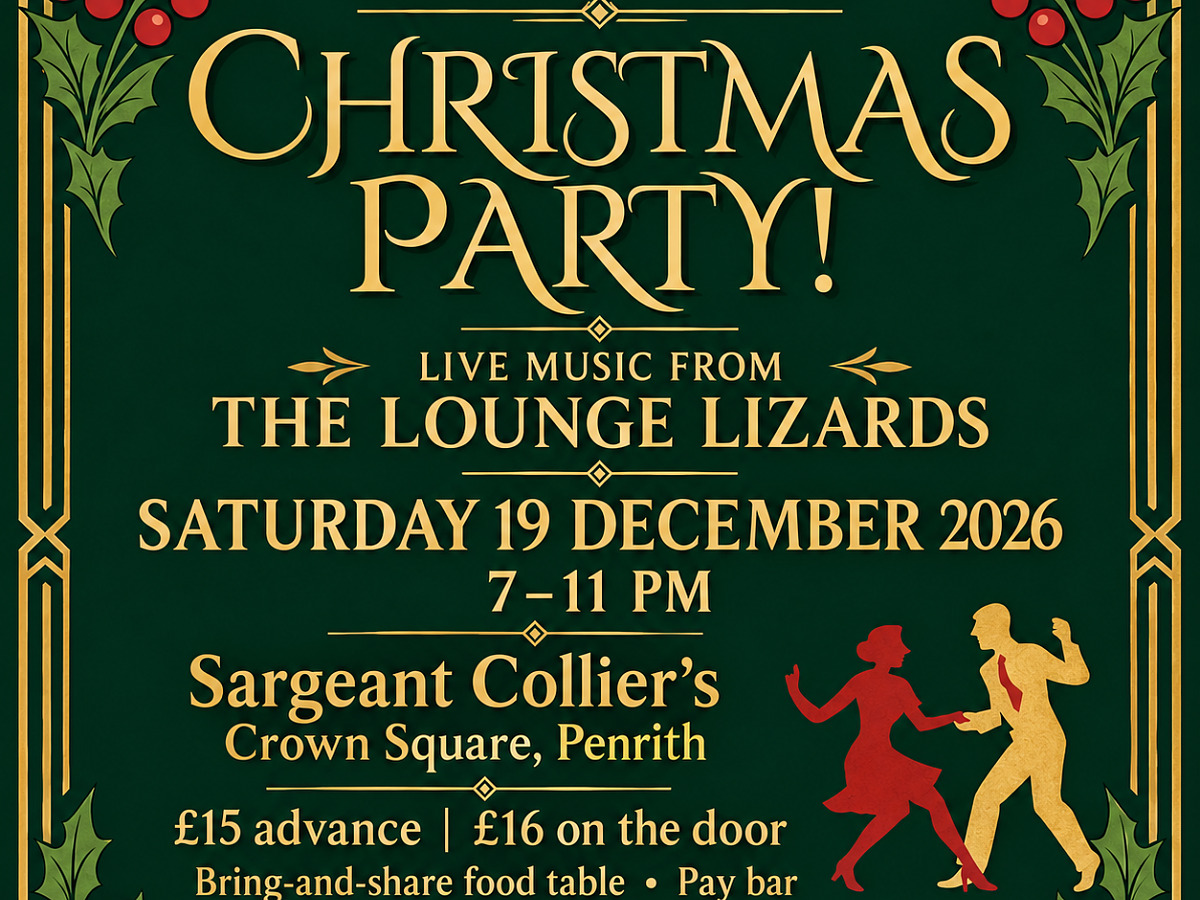 Swing Dance Cumbria Christmas Party!